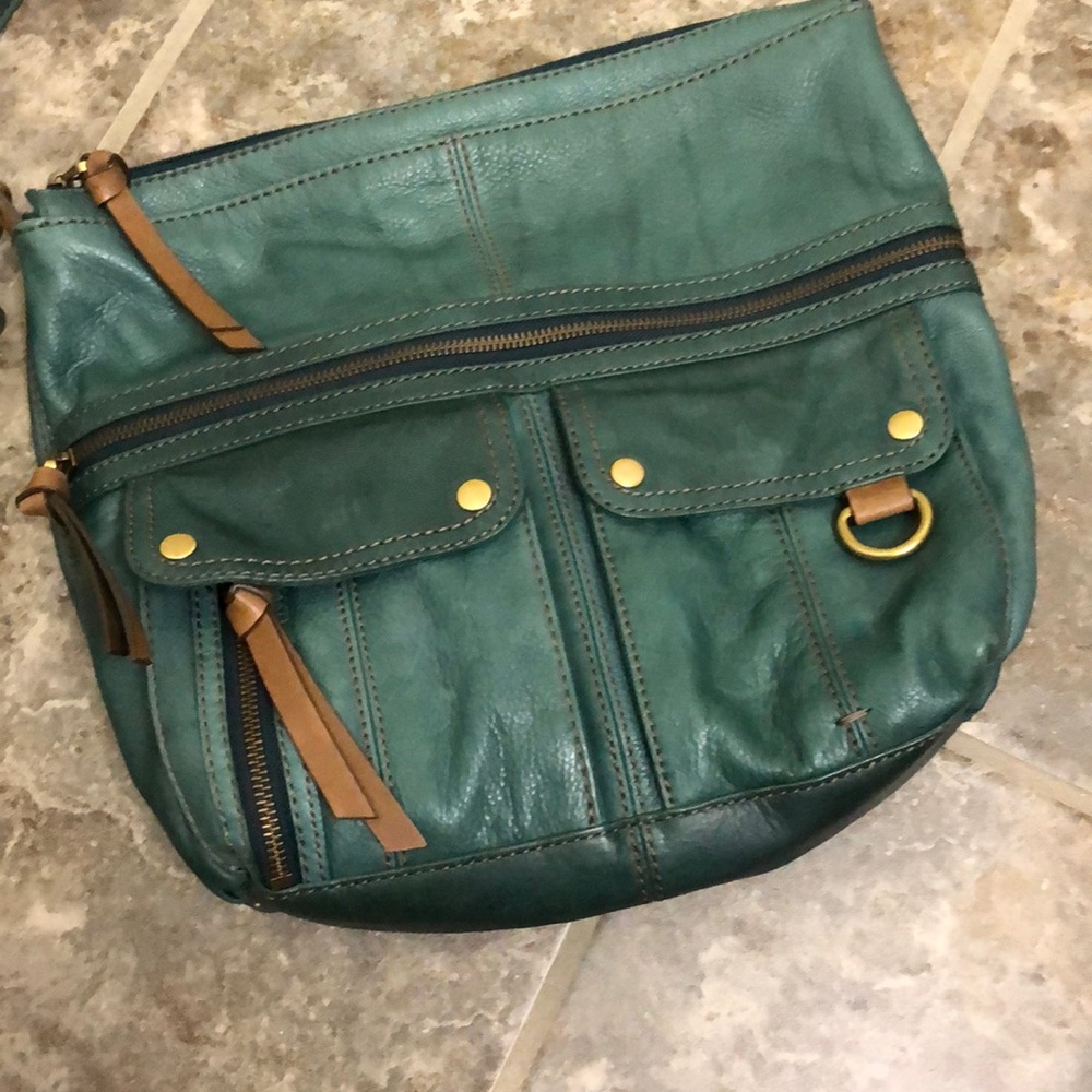 Fossil Morgan Cross Body Leather Handbag - Picture 3 of 5